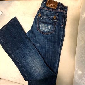 Sacred blue jeans